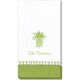 Bright Green Border Design Your Own Caspari Guest Towels Image 2 of 2